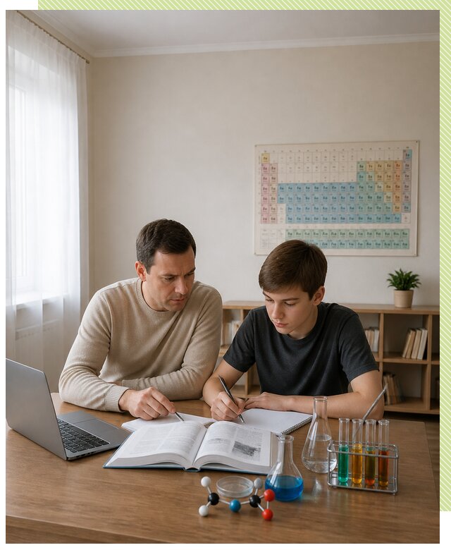 Репетитор по химии 8 класс в Тулуне по цене от 1295 р. | Репетитор-Тлн